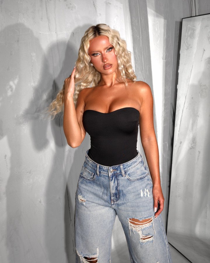 Strapless bodysuit