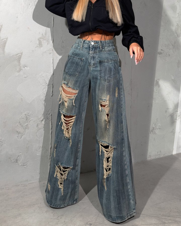 Denim baggy