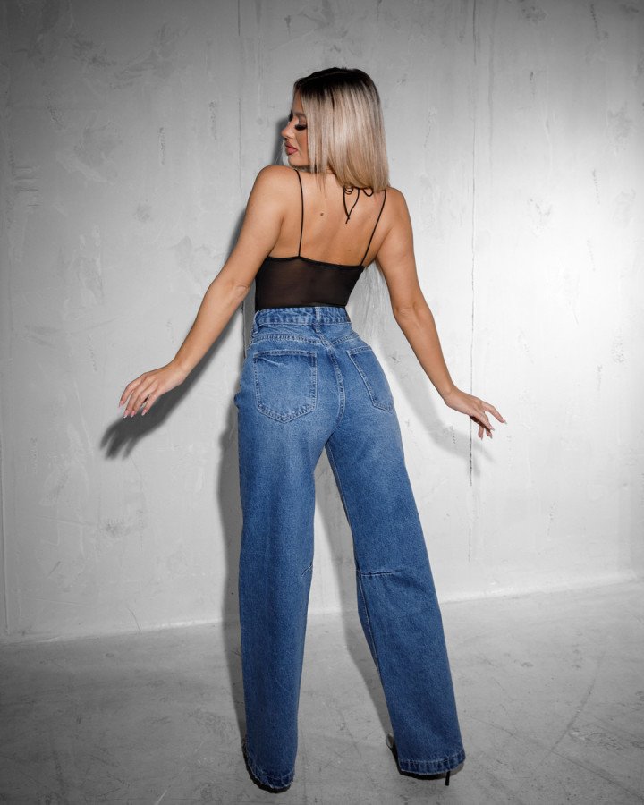 Denim wide