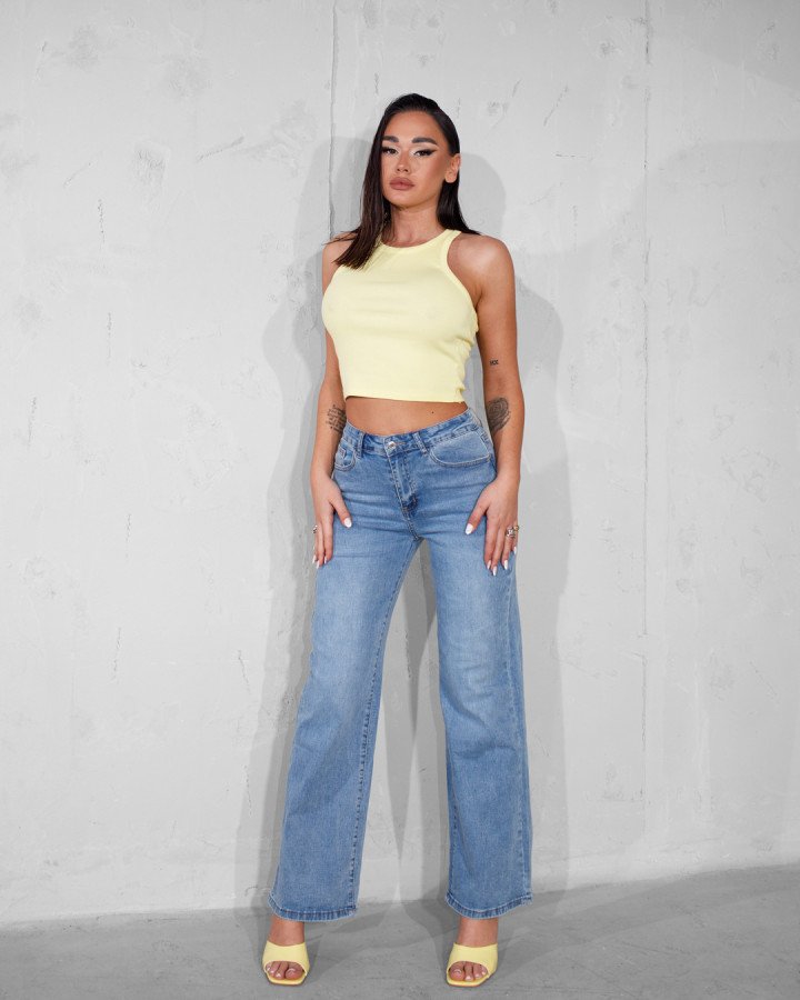 Denim straight