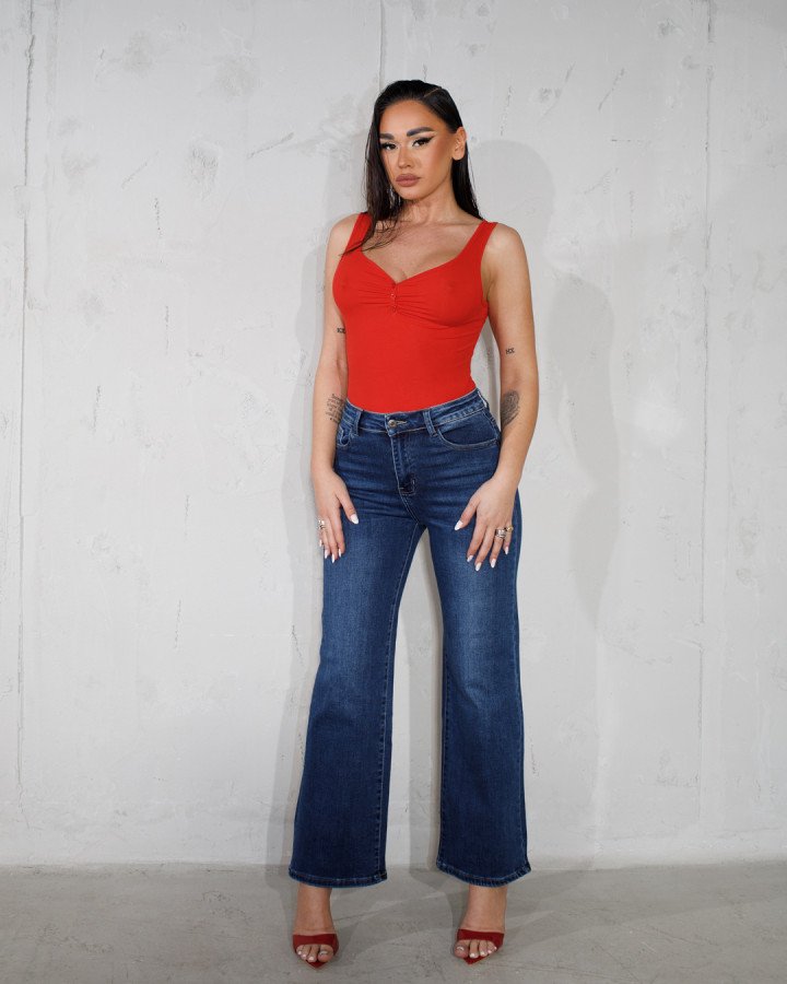 Denim straight