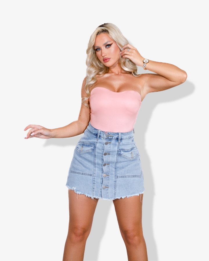 Denim mini