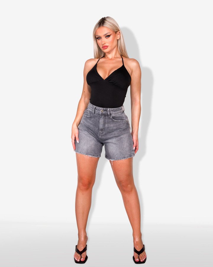 High-Waisted washed