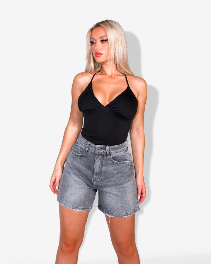 High-Waisted washed