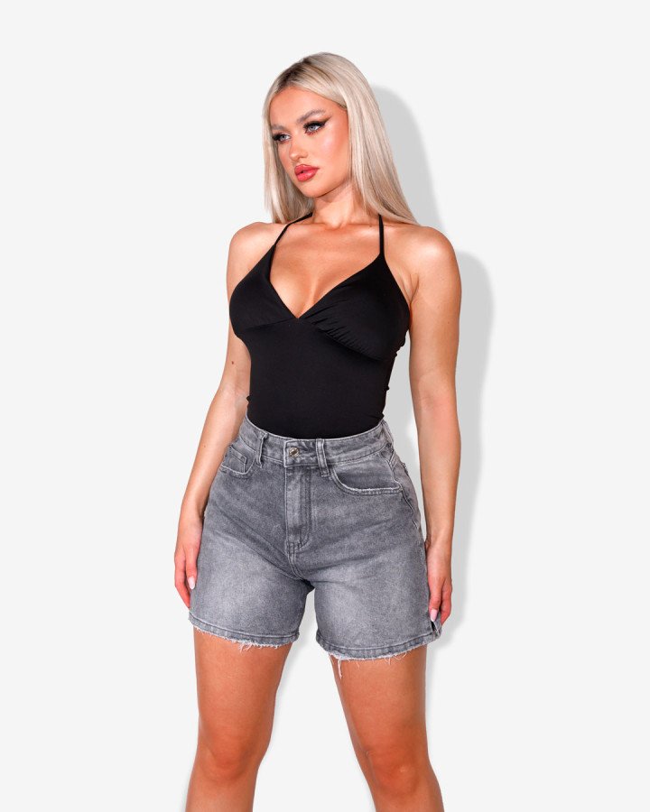 High-Waisted washed