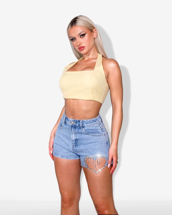 Denim shorts