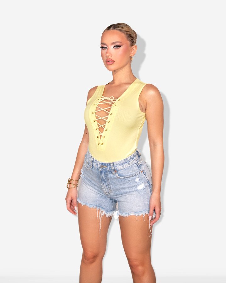 Denim shorts