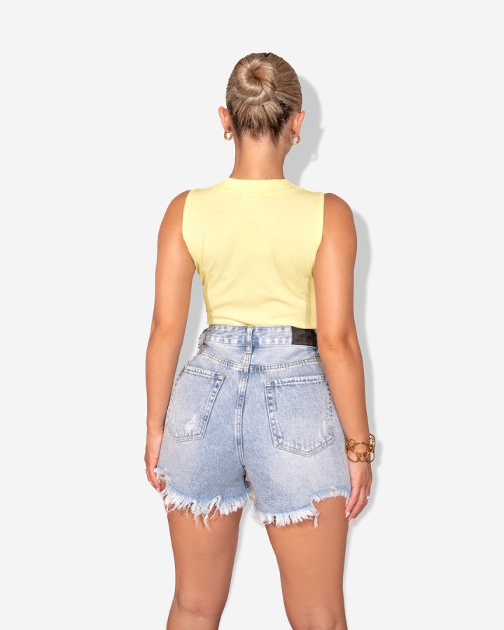 Denim shorts