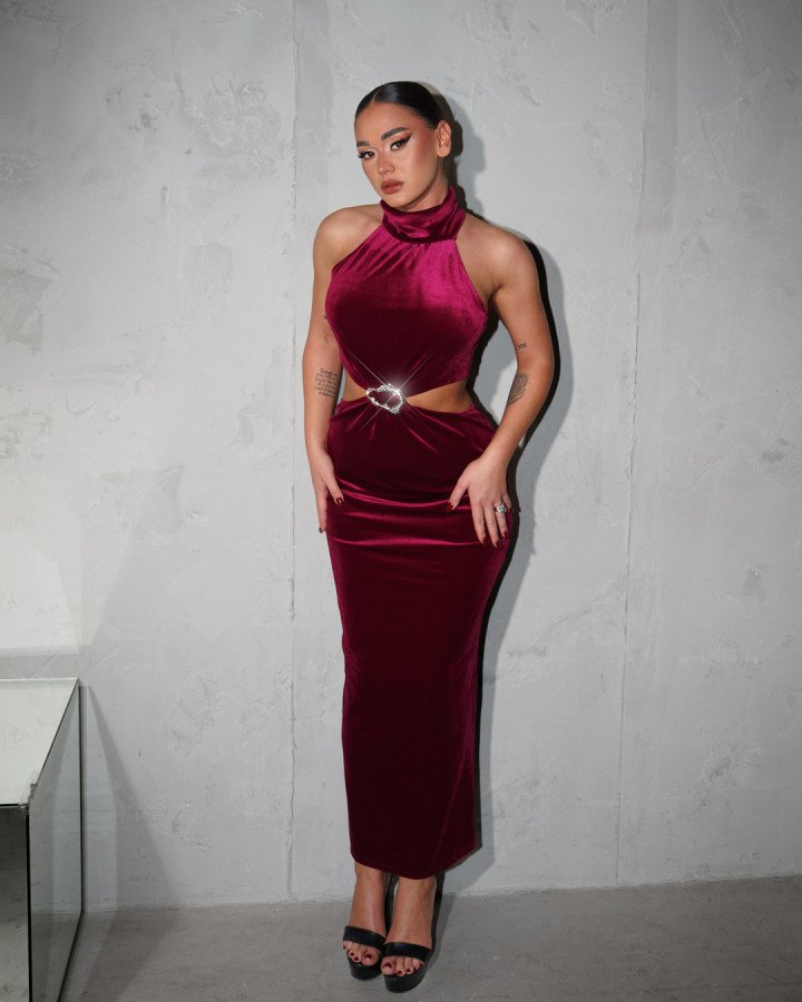 Velvet maxi