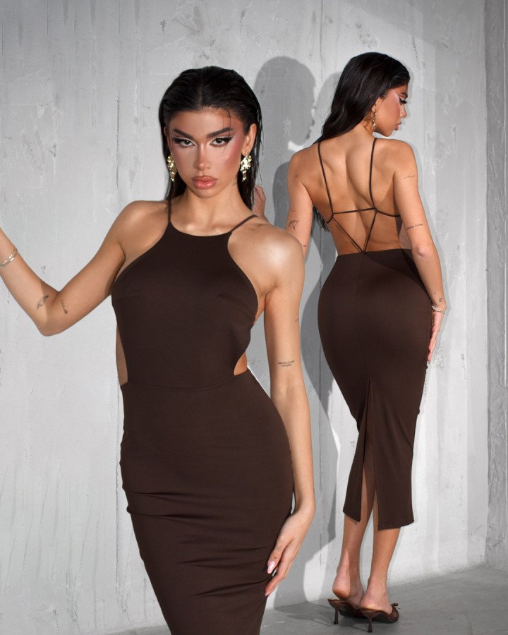 Halter backless