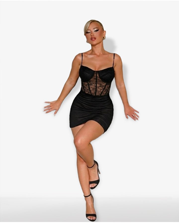 Mini-dress corset