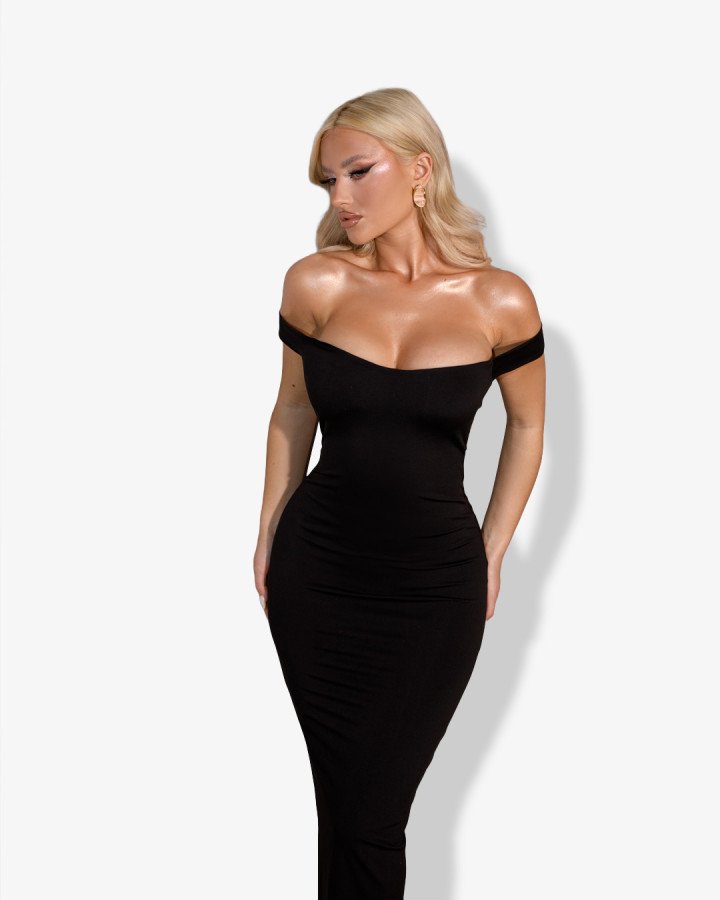 Maxi-dress strapless