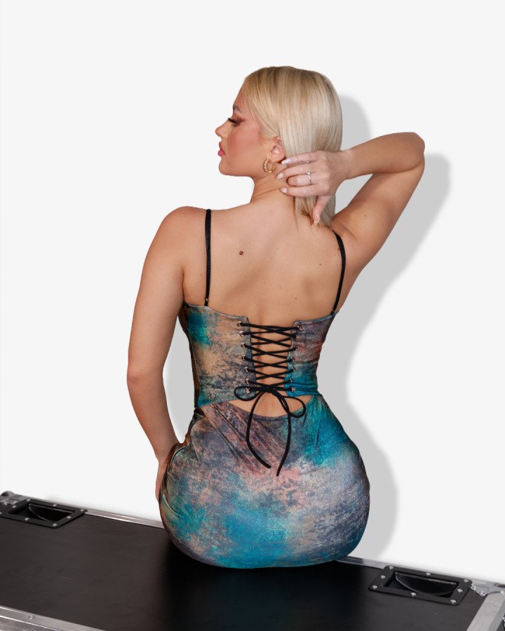 Mini-dress corset