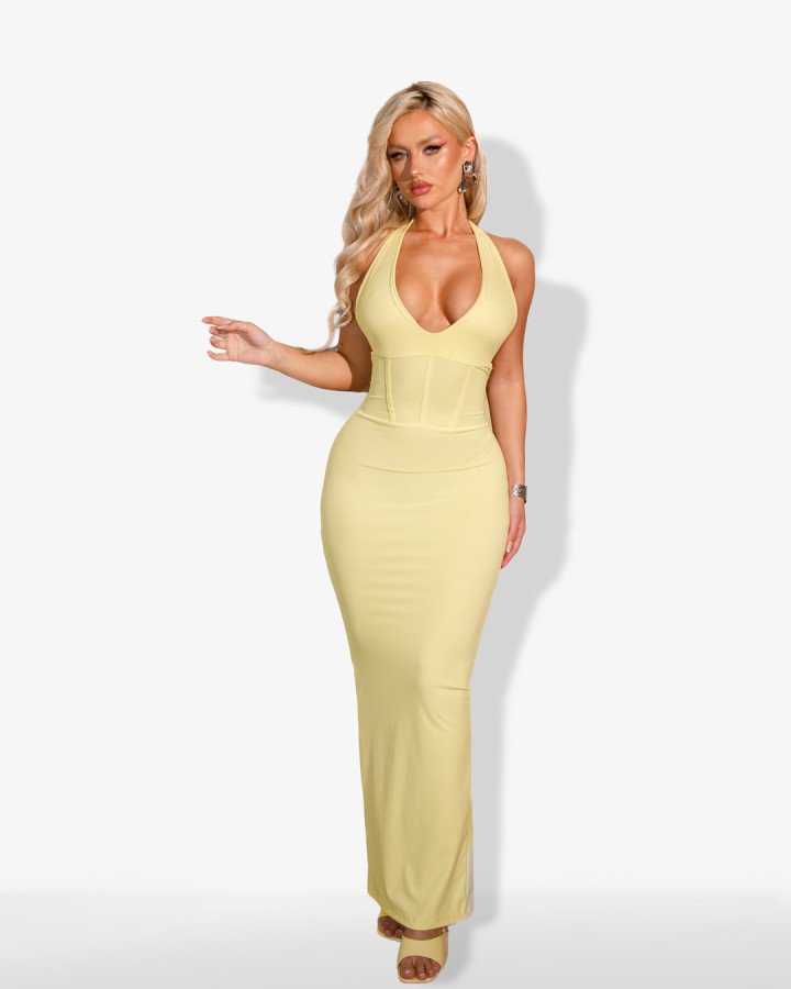 Maxi-dress halter