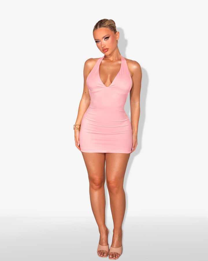 Mini-dress halter