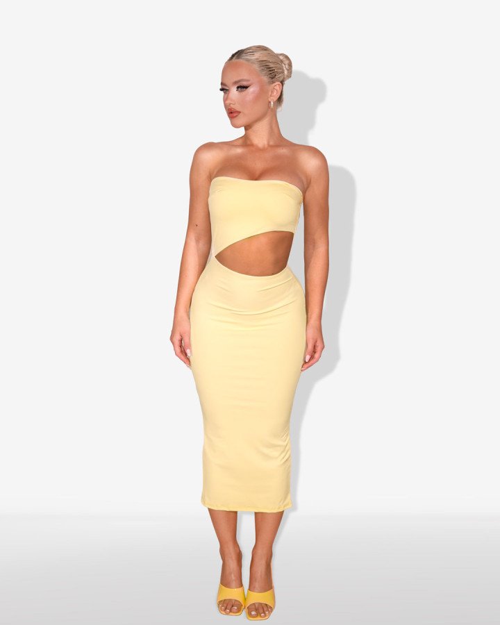 Strapless midi