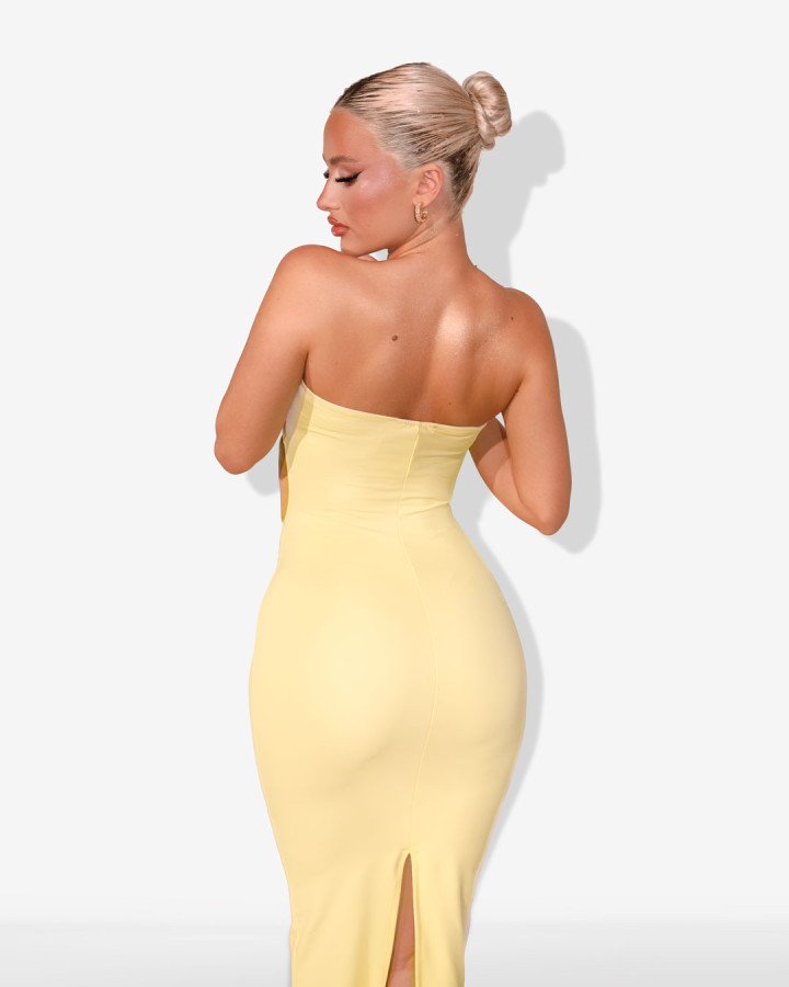 Strapless midi