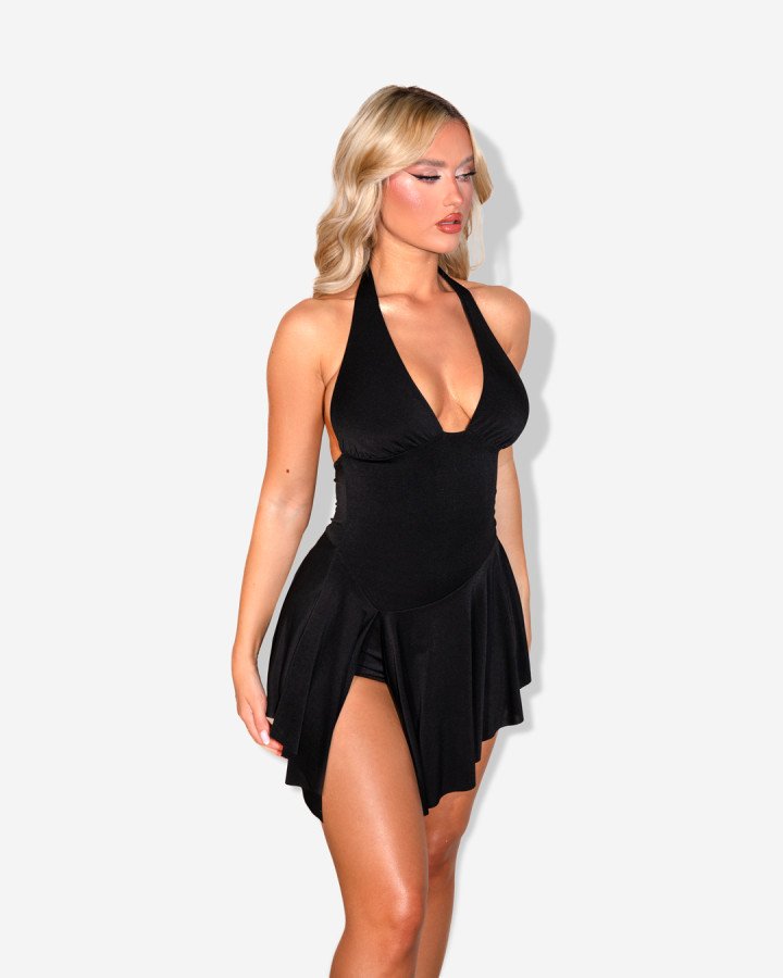 Mini-dress halter