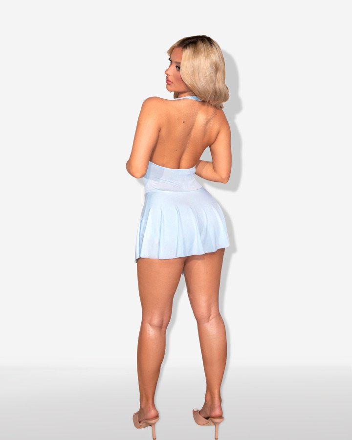 Mini-dress halter