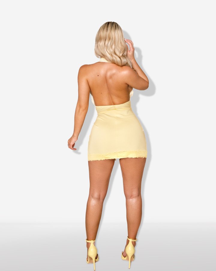 Mini-dress halter