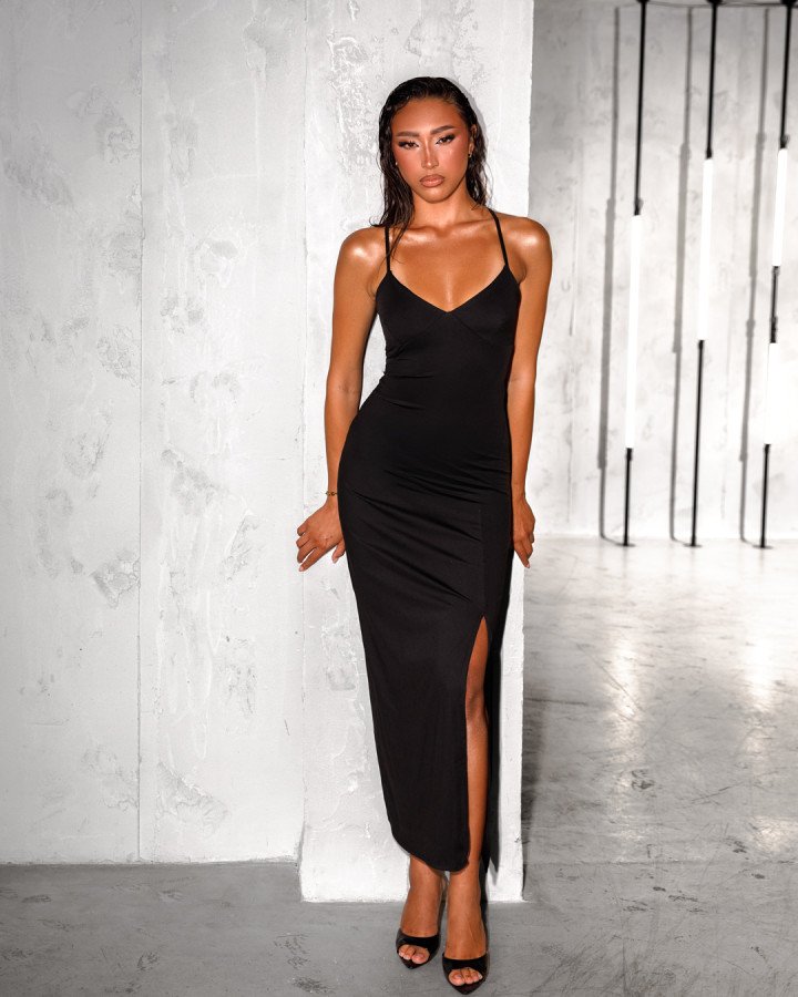 Maxi-dress backlees