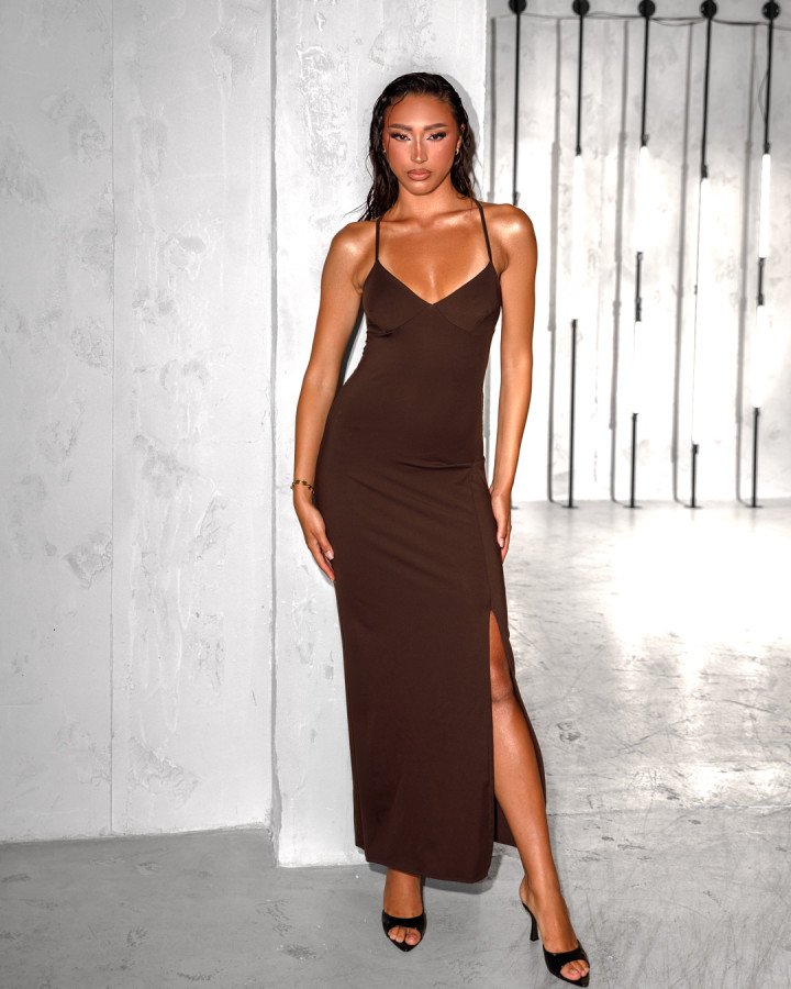 Maxi-dress backlees
