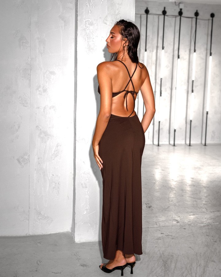 Maxi-dress backlees