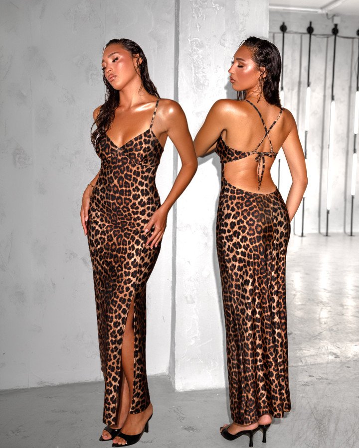 Maxi-dress backlees