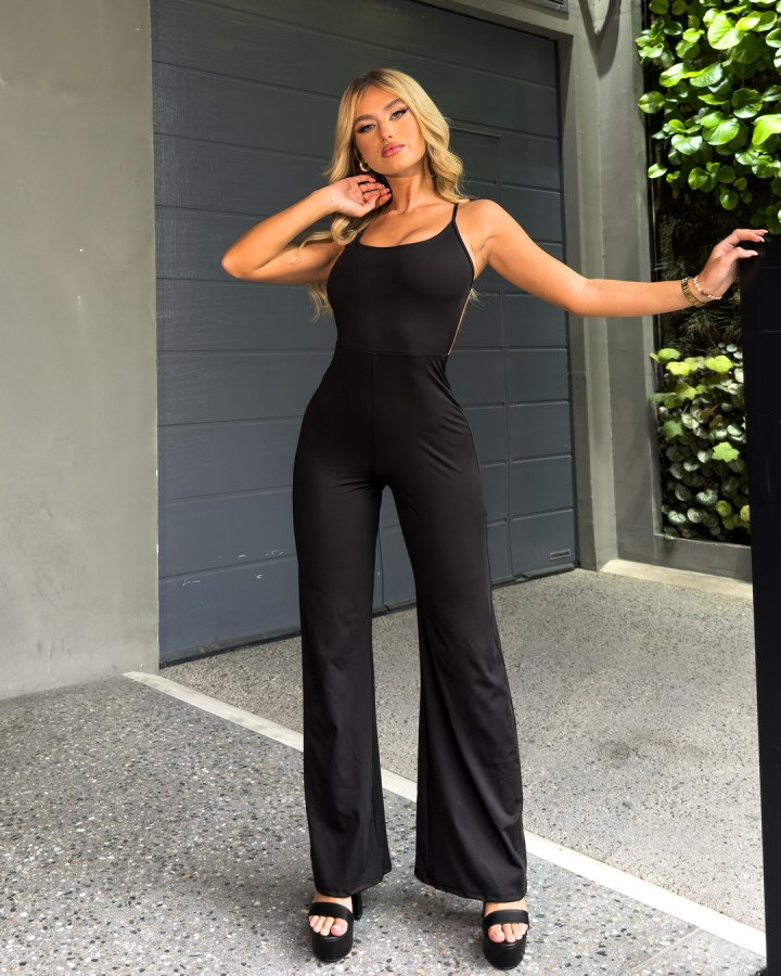 Backless jumpsuit