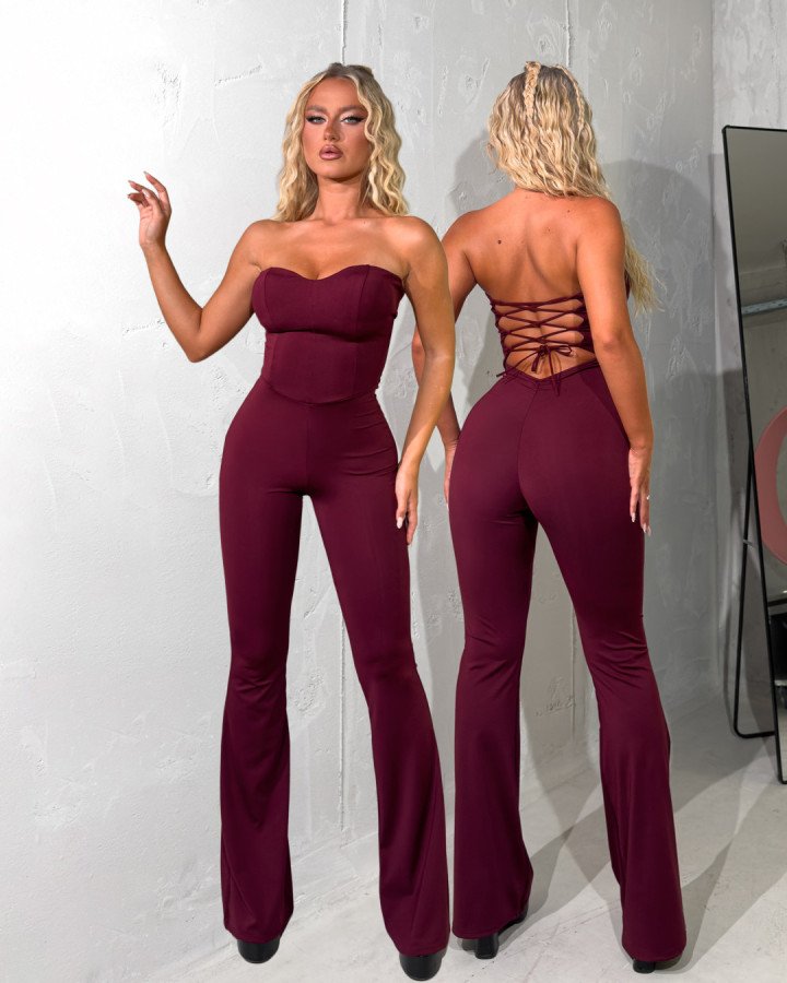Strapless jumpsuit