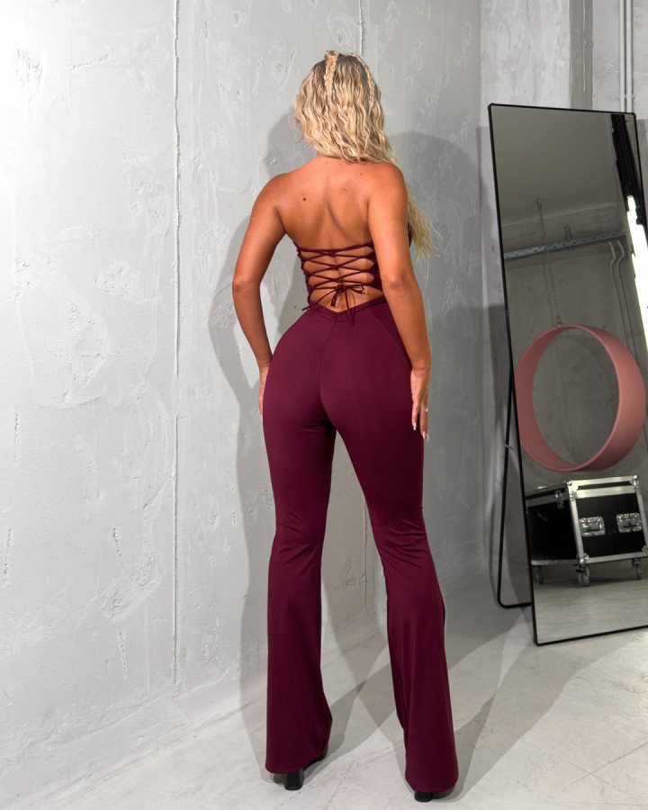 Strapless jumpsuit