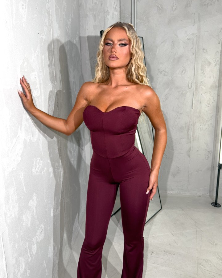 Strapless jumpsuit