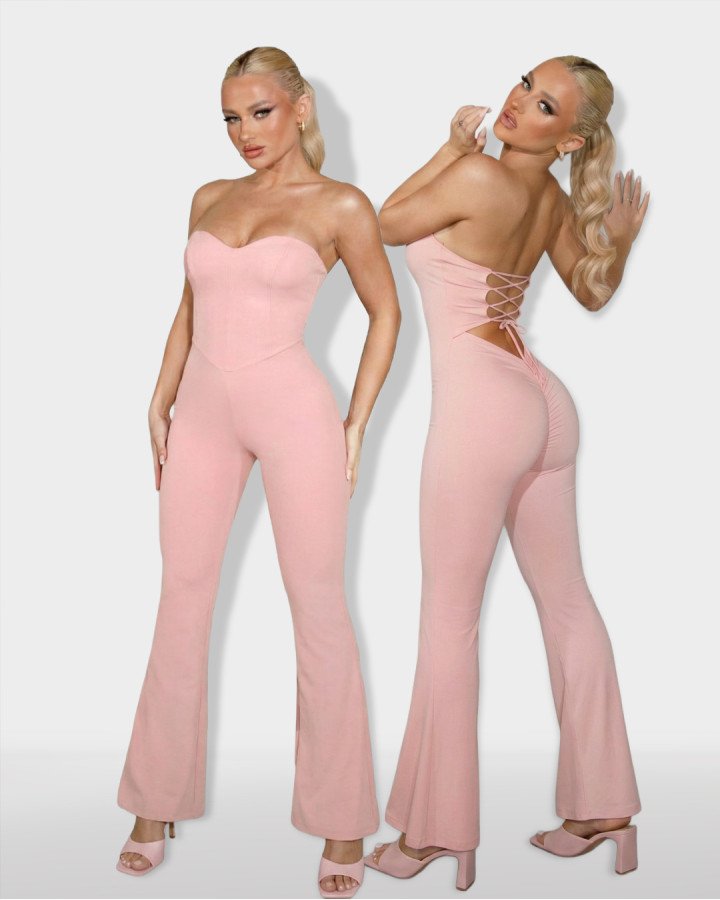 Strapless jumpsuit