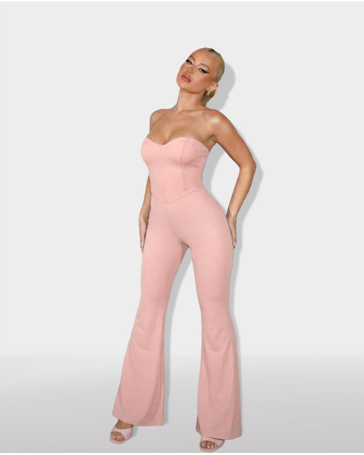 Strapless jumpsuit