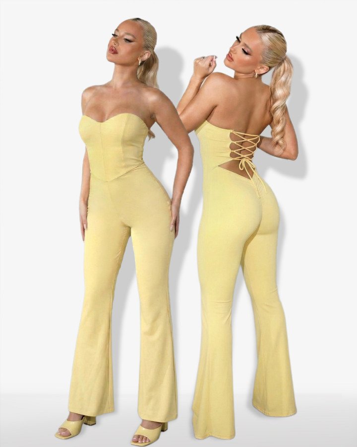 Strapless jumpsuit