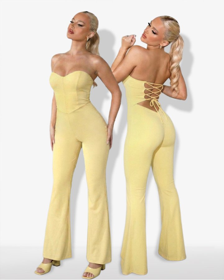 Strapless jumpsuit