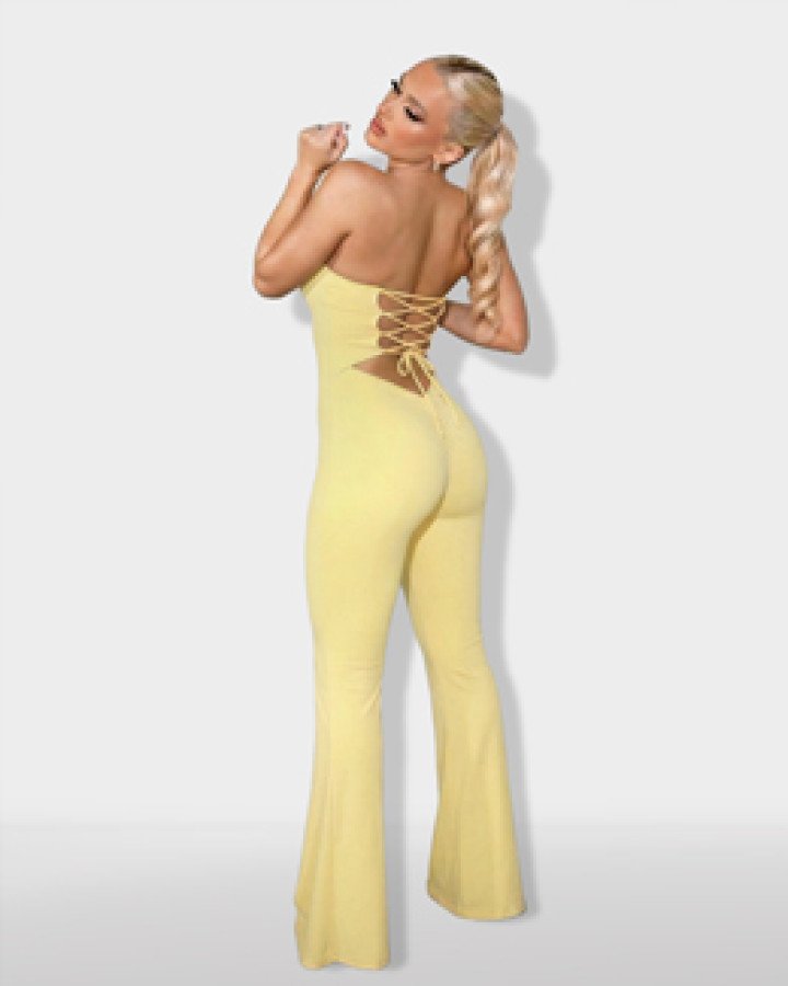 Strapless jumpsuit