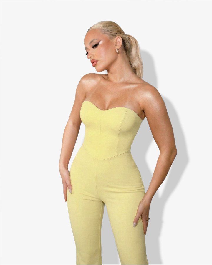 Strapless jumpsuit