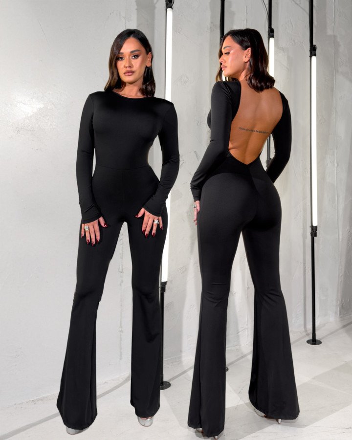 Flared jumpsuit