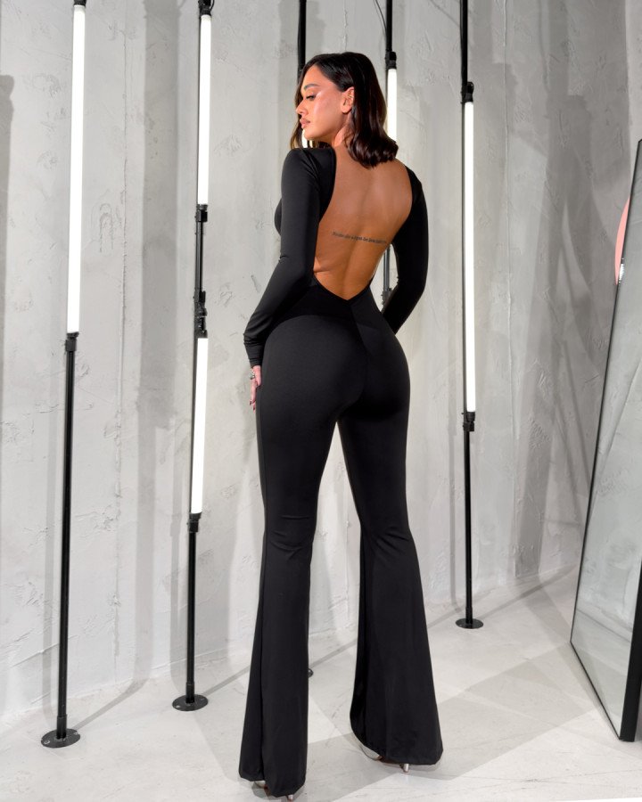 Flared jumpsuit