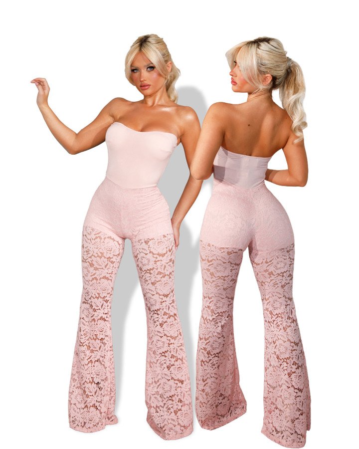Strapless jumpsuit