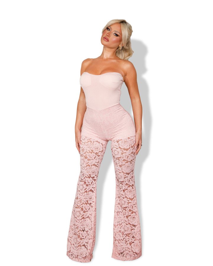 Strapless jumpsuit