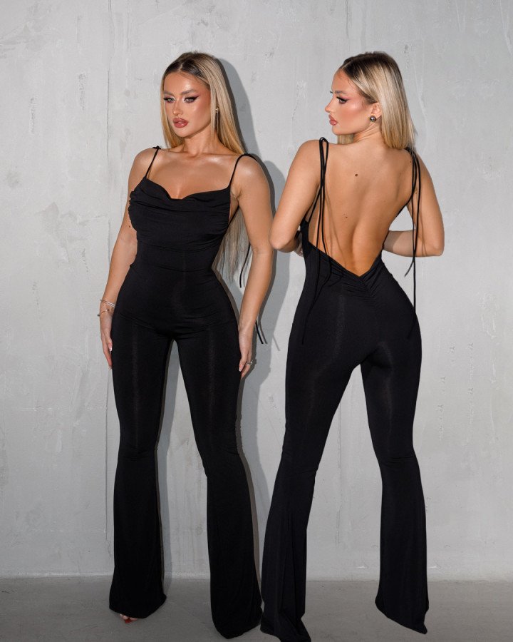 Draped jumpsuit