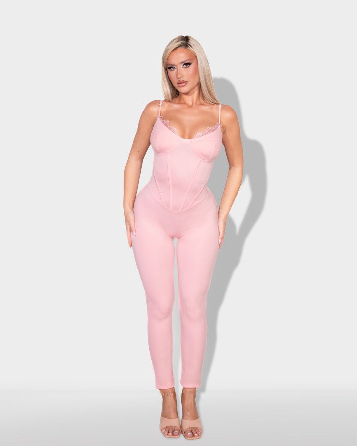 Jumpsuit Corset-effect