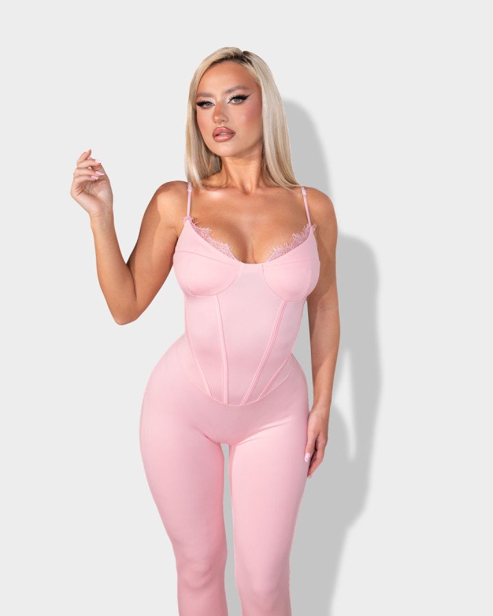 Jumpsuit Corset-effect