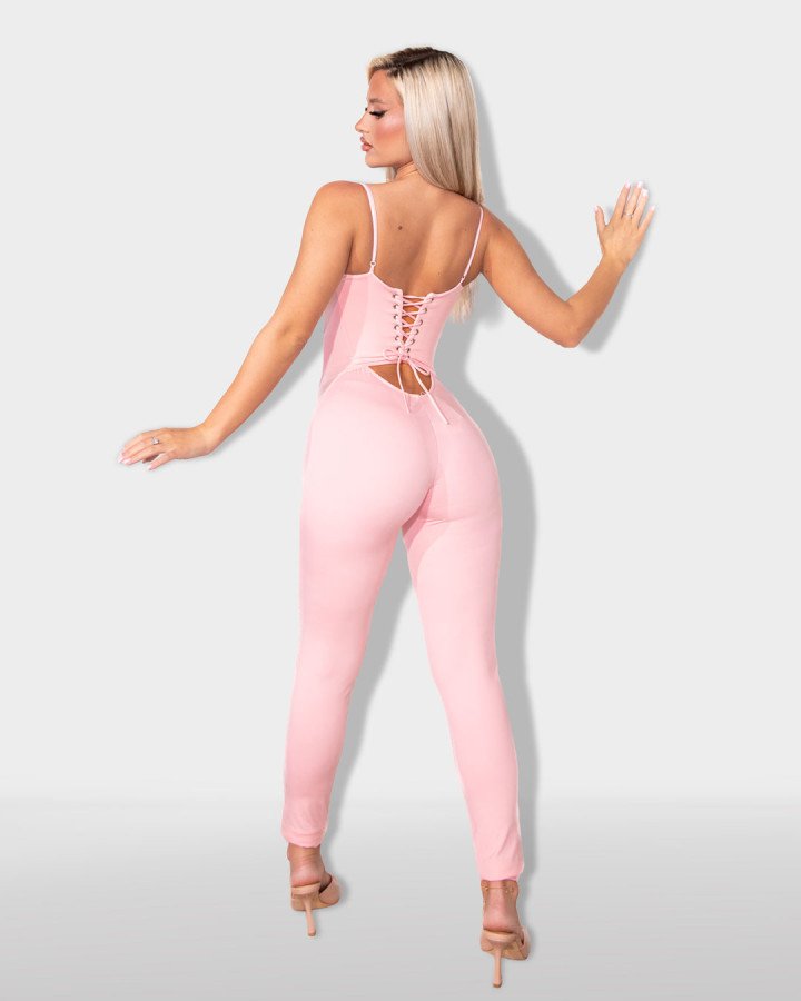Jumpsuit Corset-effect