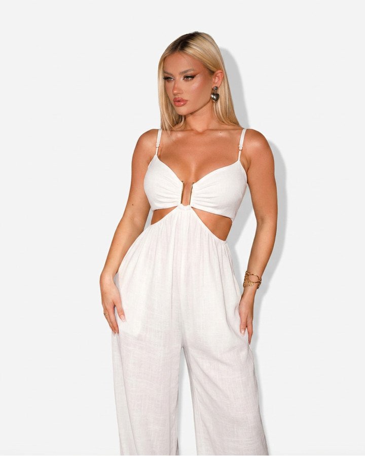 Wide-leg jumpsuit