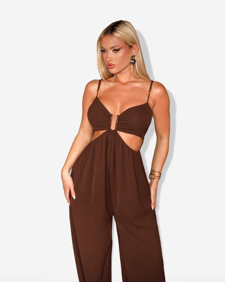 Wide-leg jumpsuit