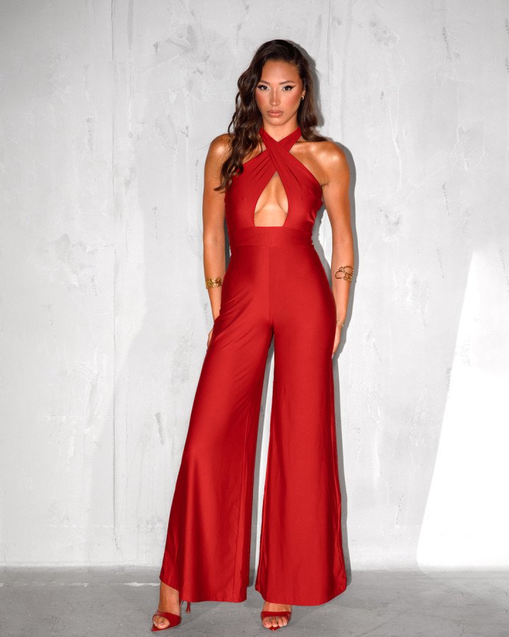 Wide-Leg Halter
