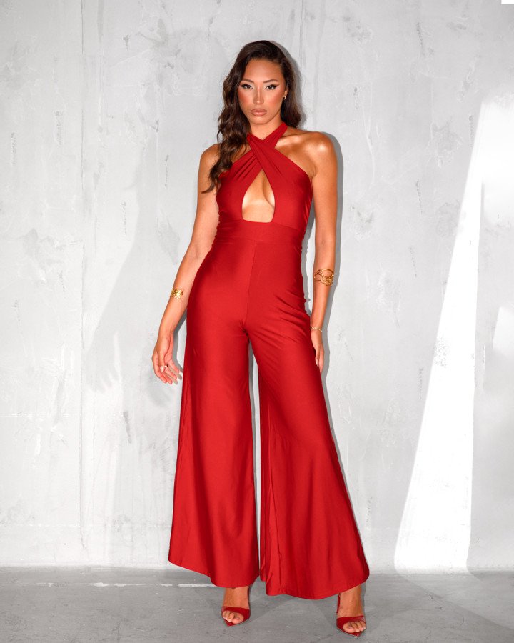 Wide-Leg Halter
